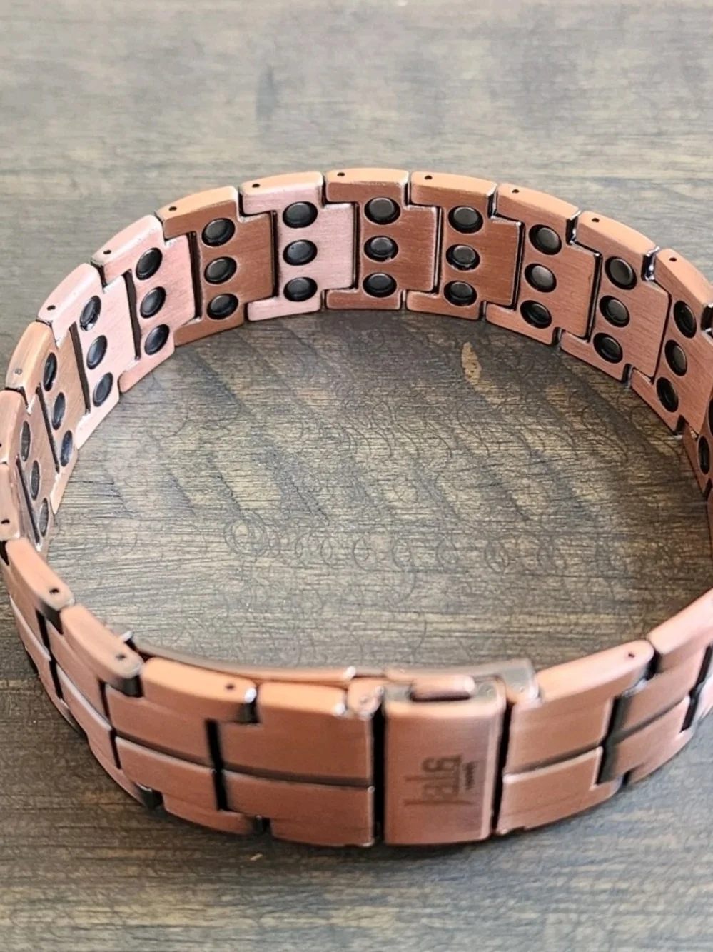 Genuine JalaStudios Pure Copper Magnetic Bracelet 60 Magnets Heavyweight 21mm